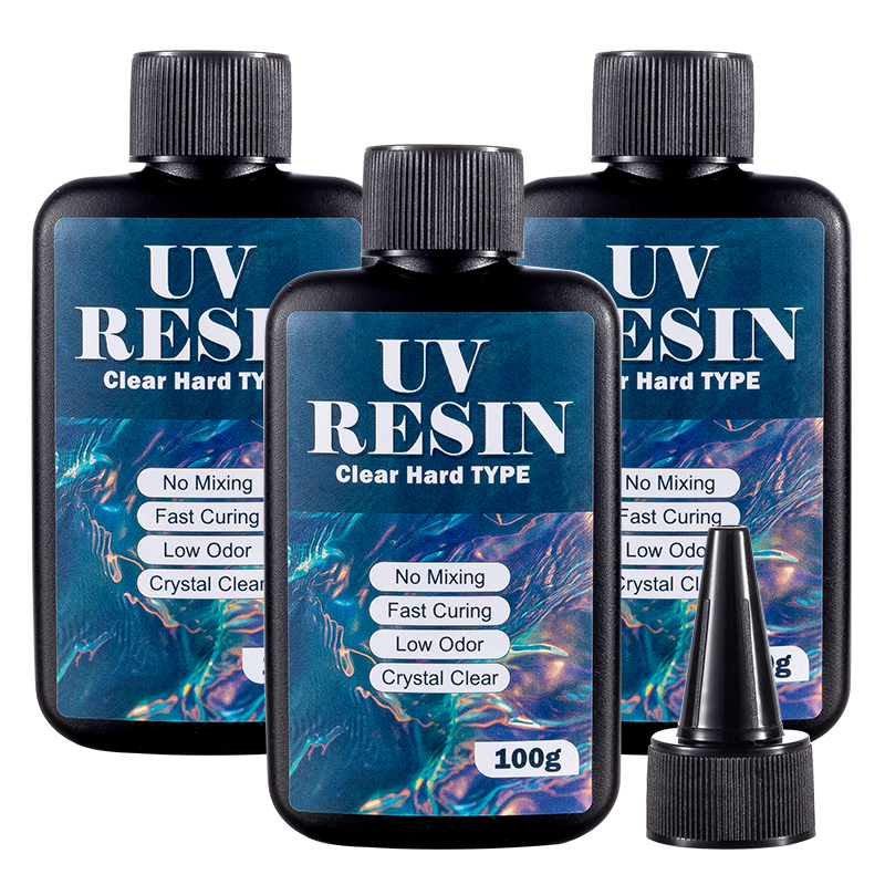 Uv Resin Clear Hard - 100/200/300g UV Resin Hard Type Crystal