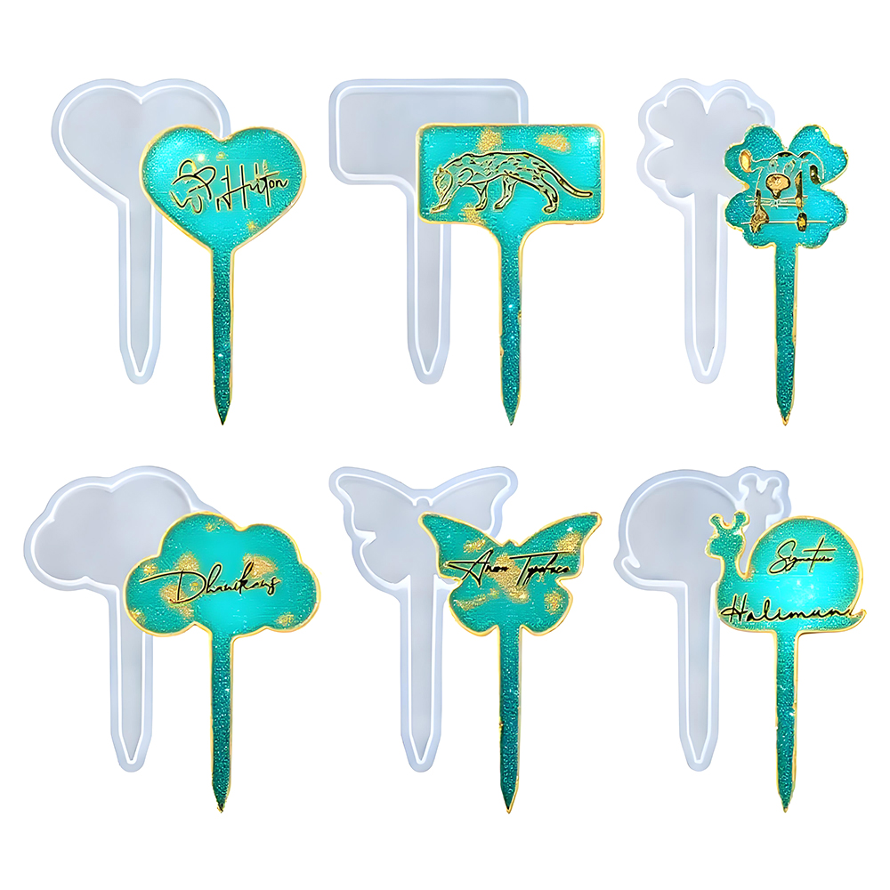 Resin Art Guide - S0253 6 Styles T Shape Bookmark