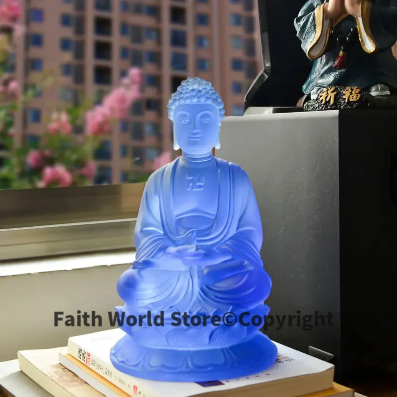 Resin Art India - 21CM tall # Greco-Buddhist HOME Temple