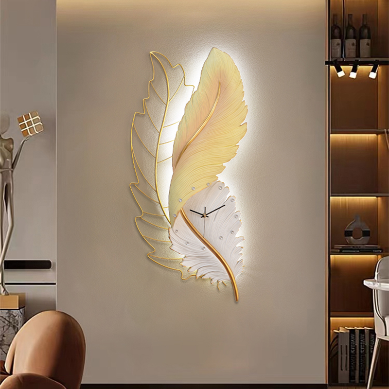 Light Unique Wall Clock Minima - Resin Art Wall Clock recension och pris