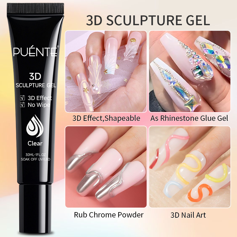 30ML No Wipe Sculpture Gel In  - Resin Art Youtube recension och pris