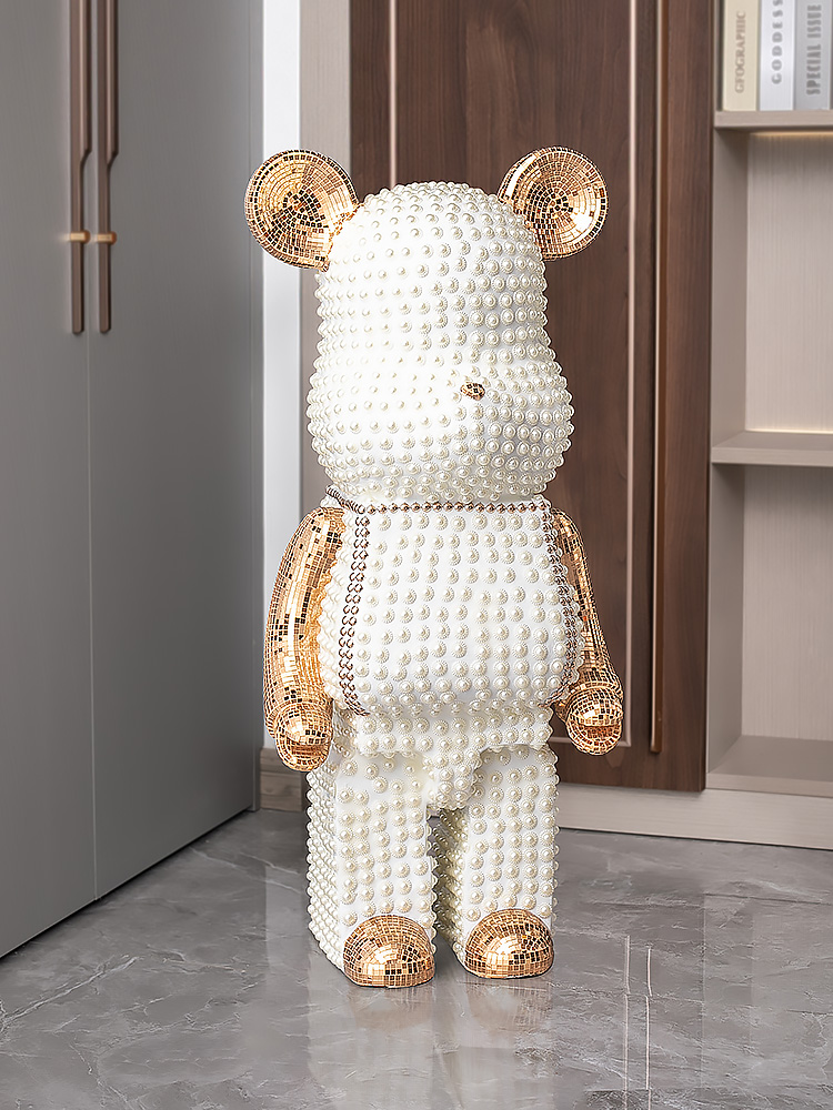 Cartoon Bear Ornament Home Dec - Resin Art In Floor recension och pris