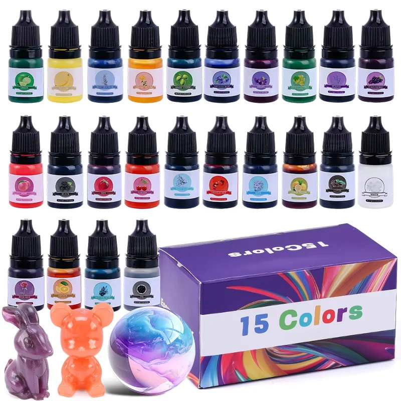 Epoxy Resin Color Pigment 24 V - Uv Resin Clear Hard recension och pris