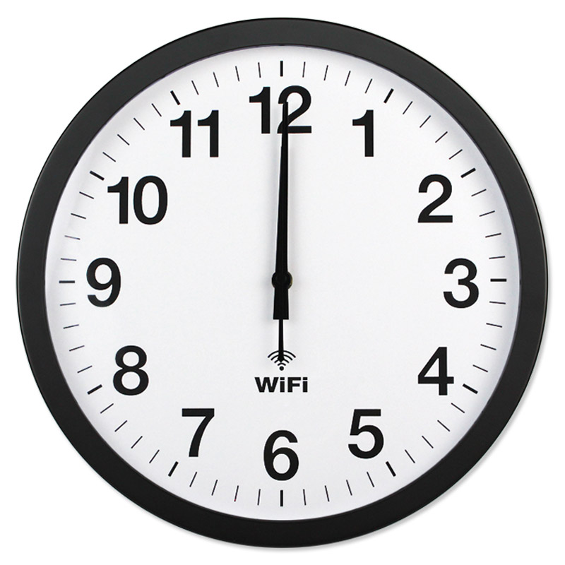 Smart clock WIFI automatic tim - Resin Art Wall Clock recension och pris