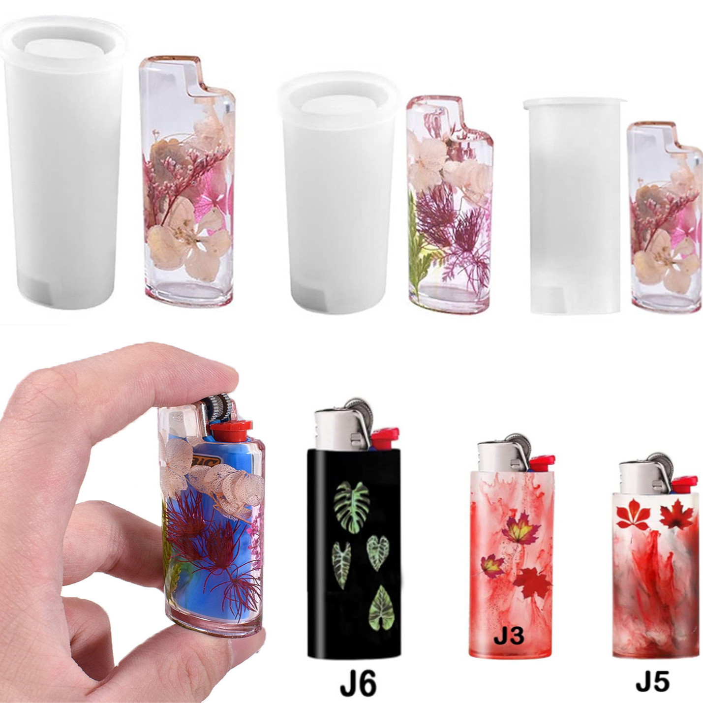 DIY Lighter Case Cover Silicon - Resin Art Guide recension och pris