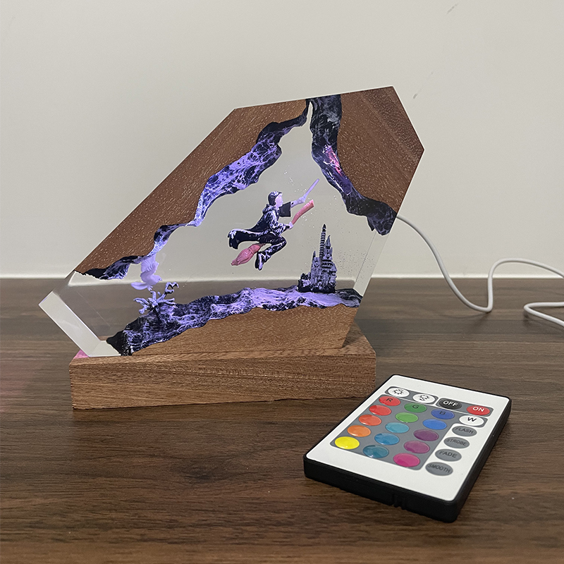 Wood Resin Epoxy Lamp Wizard B - Resin Artist recension och pris