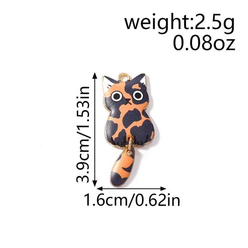 10Pcs 16×39mm Cute Cartoon Cat - Resin Art Jewellery recension och pris