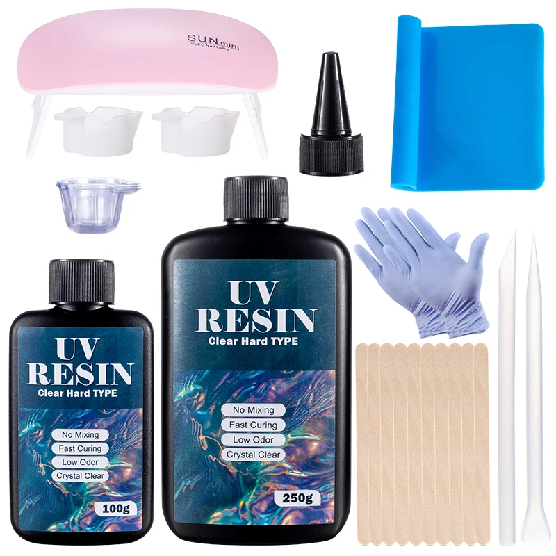 Hard UV Resin Glue Kit Fast Cu - Uv Resin Clear Hard recension och pris