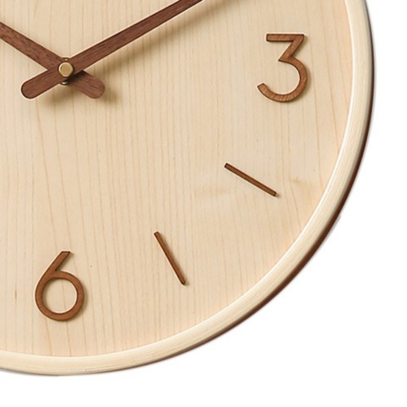 Modern Wooden Silent Art Wall  - Resin Art Wall Clock recension och pris