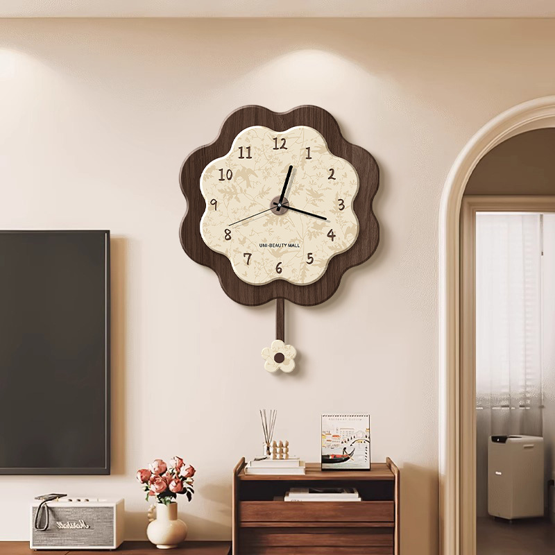 Chinese-style Creative Art Wal - Resin Art Wall Clock recension och pris