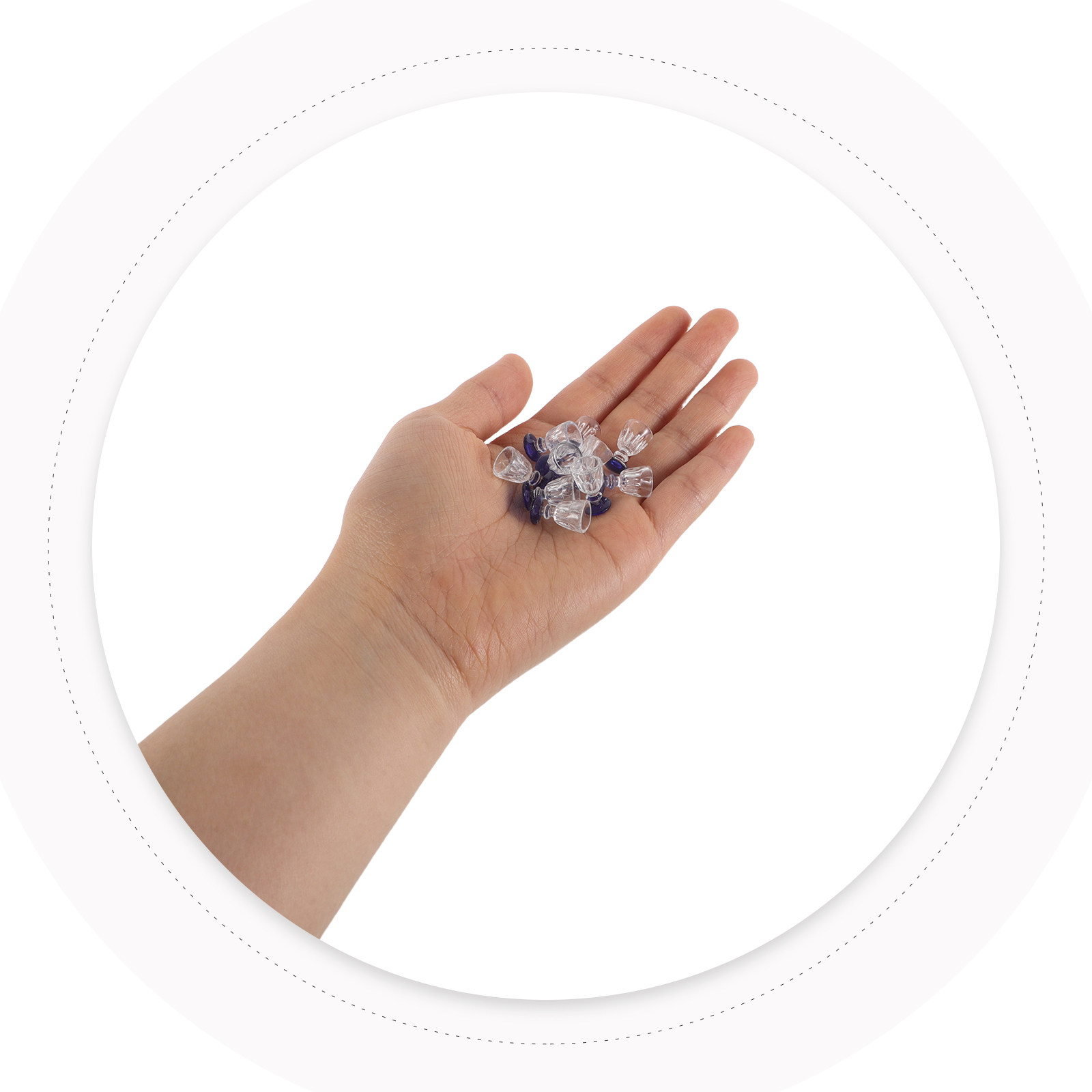 15Pcs Artistic Blue-Bottom Min - Resin Artist recension och pris