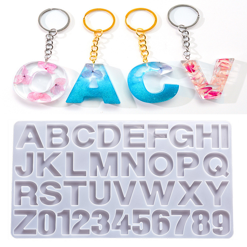 Alphabet Epoxy Resin Silicone  - Resin Art Love recension och pris