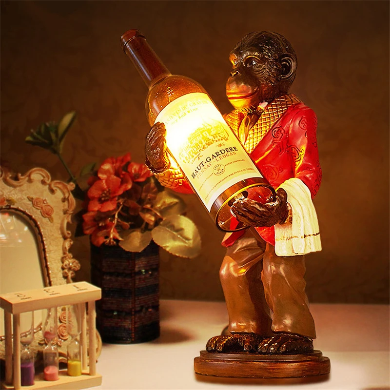 Retro Monkey Lamp Vintage Resi - Resin Art In Floor recension och pris