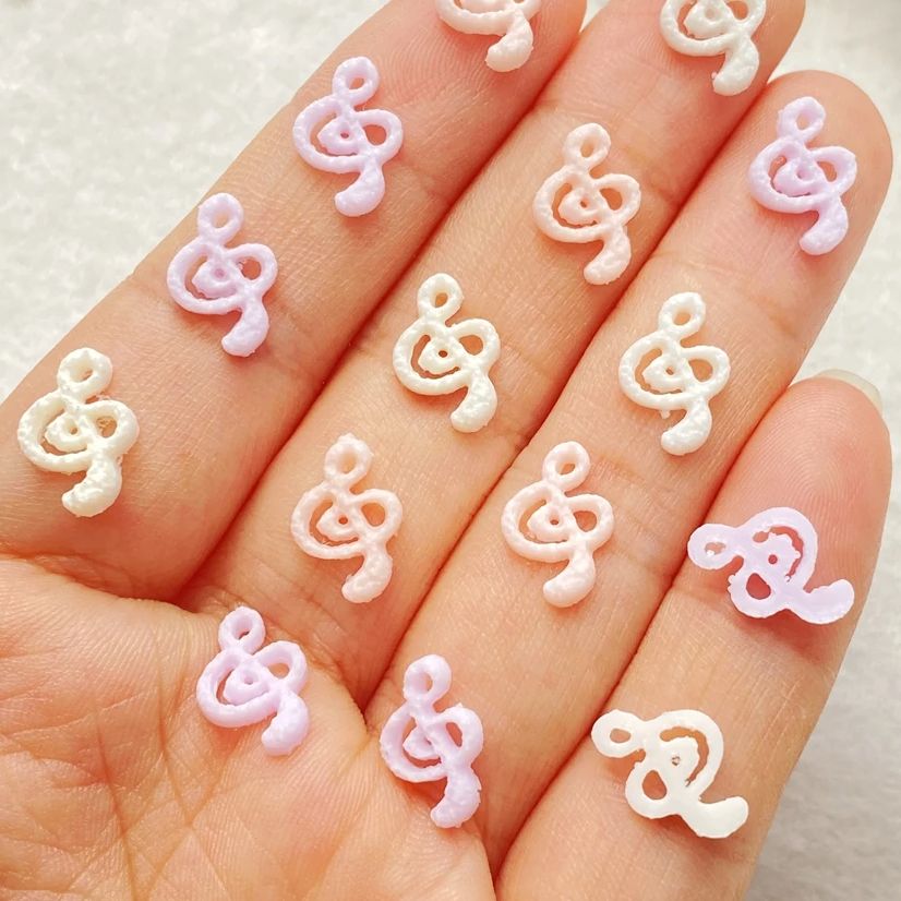 50pcs Mix Resin Mini Pink Musi - Resin Art Love recension och pris