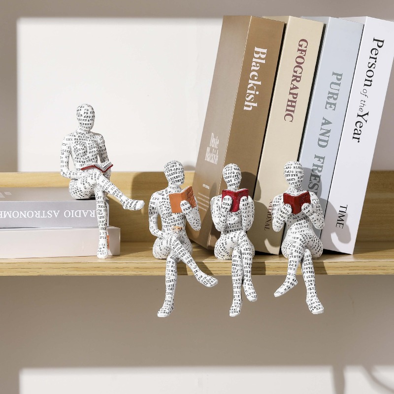 1pc Mini Reading Female Image  - Resin Art Images recension och pris