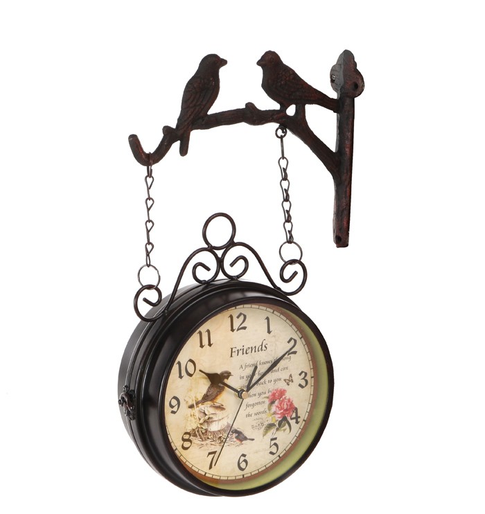 Unique gift -RETRO vintage art - Resin Art Wall Clock recension och pris