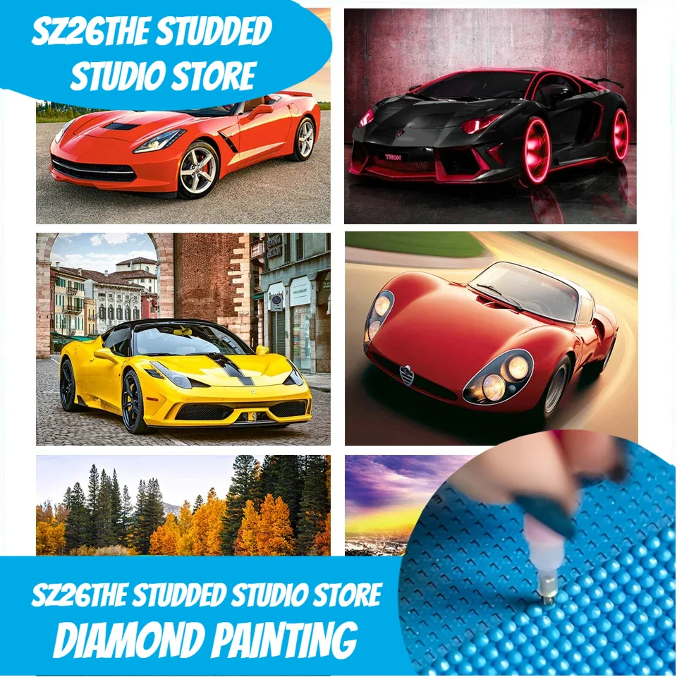 Sz26The Studded Peinture diama - Resin Art Images recension och pris