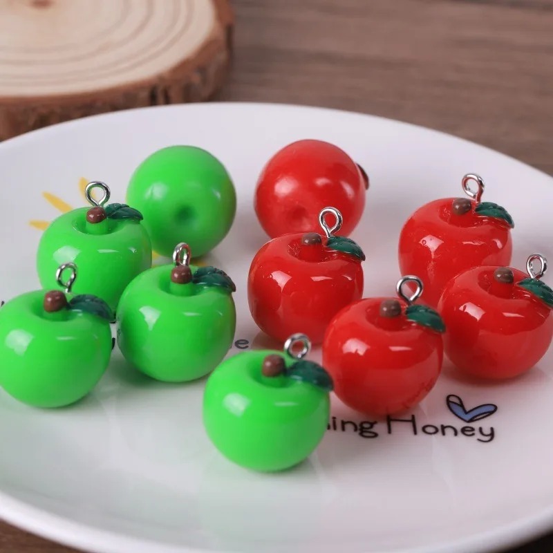 10 Pieces Realistic 3D Strawbe - Resin Art Diy recension och pris