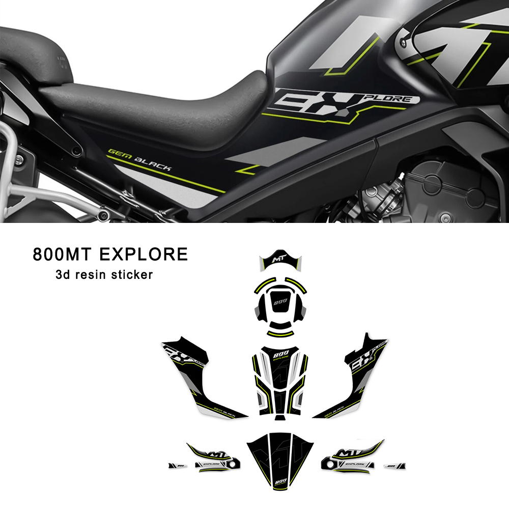 For 800MT Explore 800 MT 2023  - Resin Art Sticker recension och pris