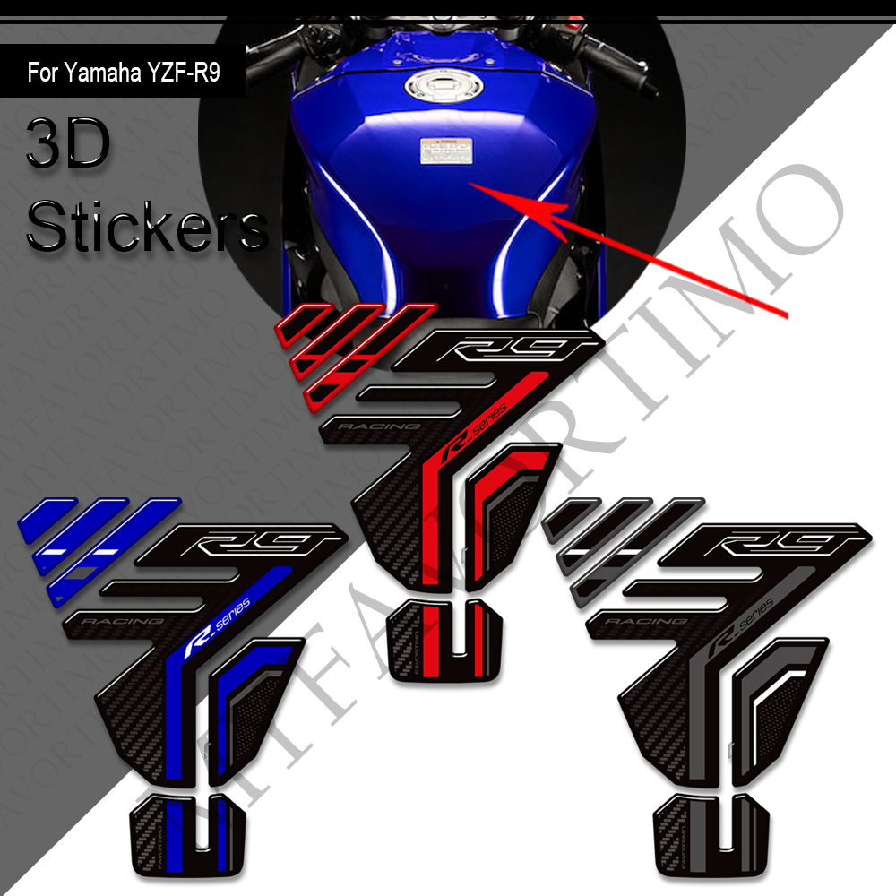 YZFR9 2025 Motorcycle Fuel Tan - Resin Art Sticker recension och pris