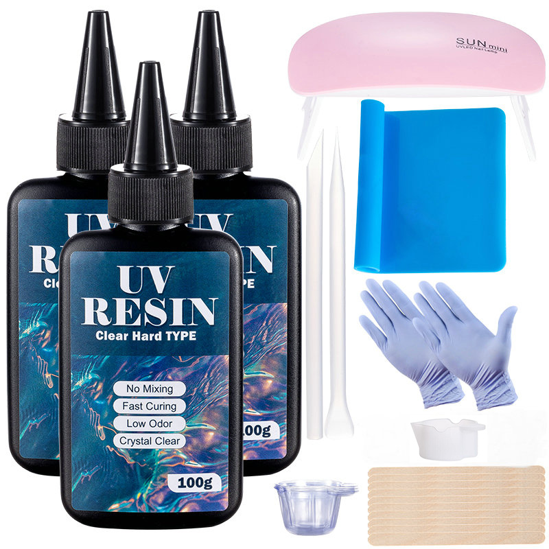 100g/250g Clear UV Resin Hard  - Uv Resin Clear Hard recension och pris