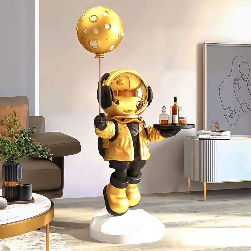 Large Creative Astronaut Astro - Resin Art In Floor recension och pris